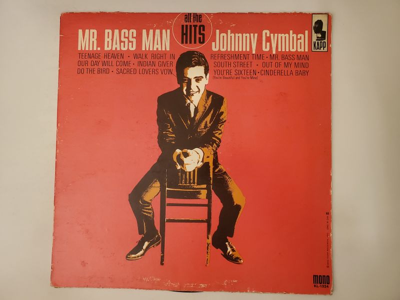 Johnny Cymbal Mr. Bass Man vinyl record